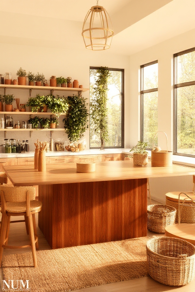natural kitchen atmosphere enhancement