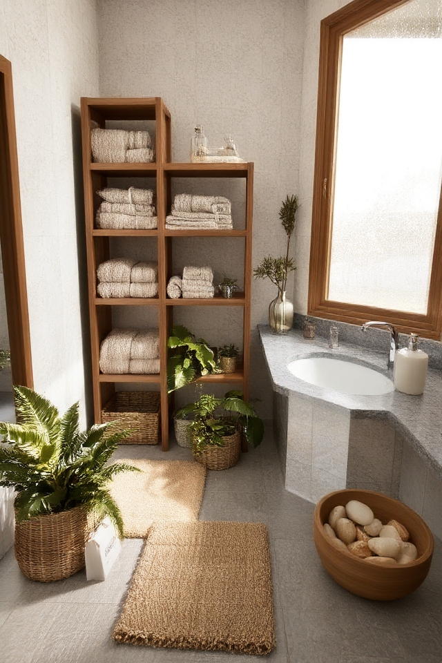 natural materials for serenity