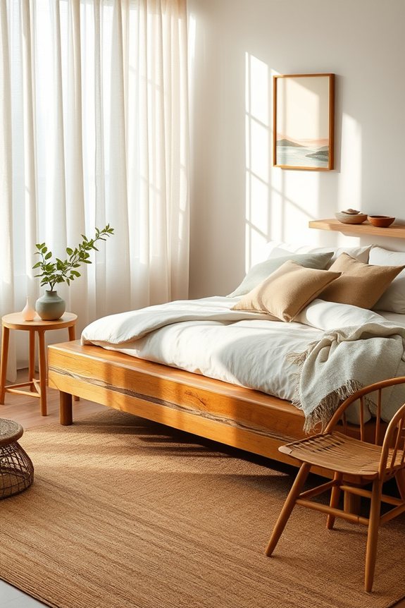 natural materials for tranquility