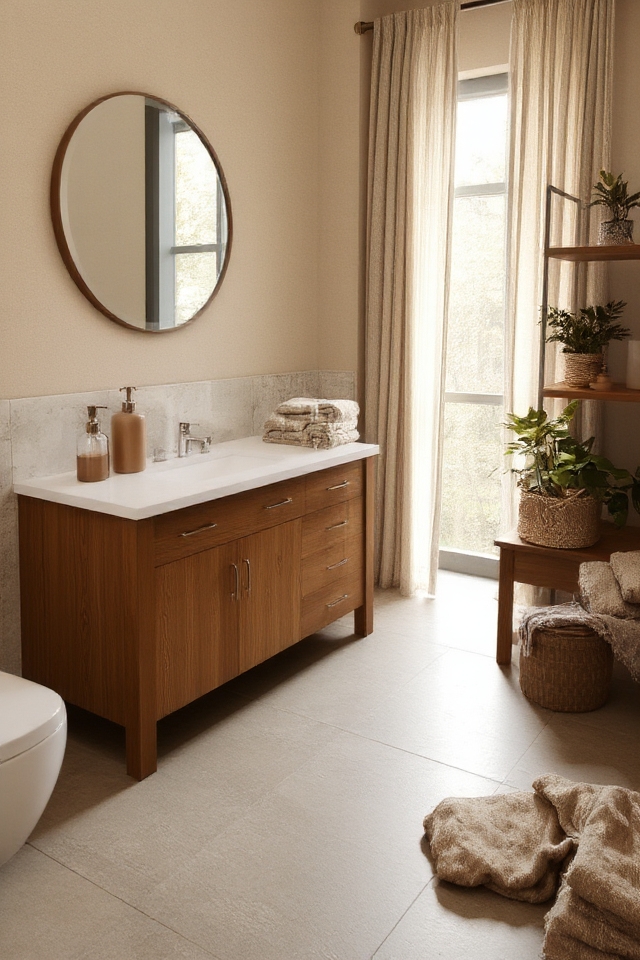 natural materials for tranquility