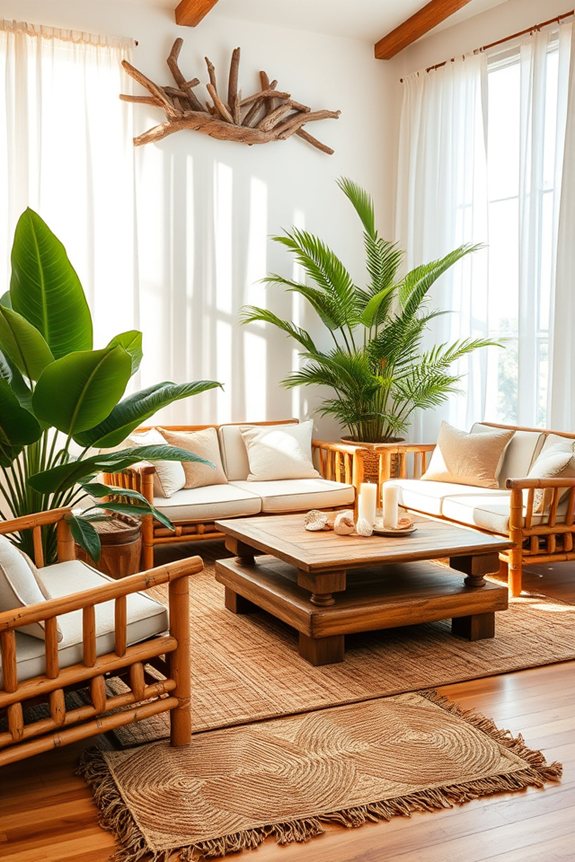 natural materials for tranquility