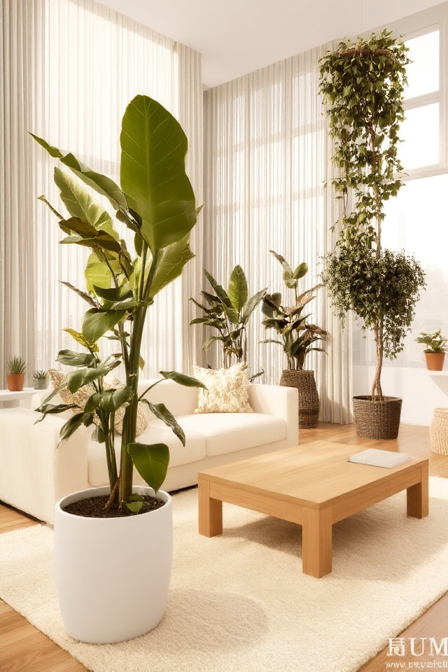 natural plant space dividers