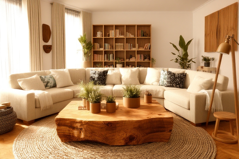 natural warmth and greenery