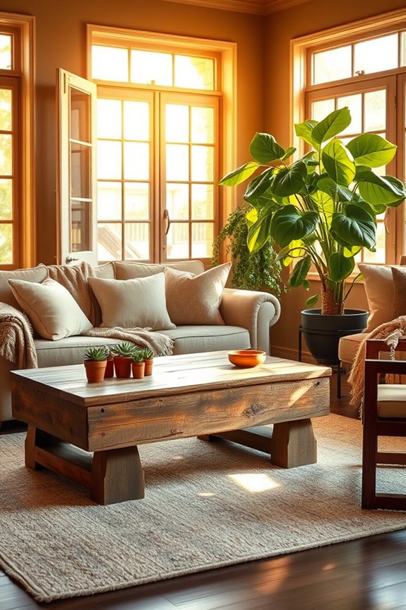 natural warmth and greenery