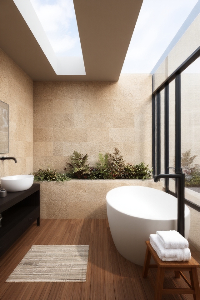 nature inspired bathroom design