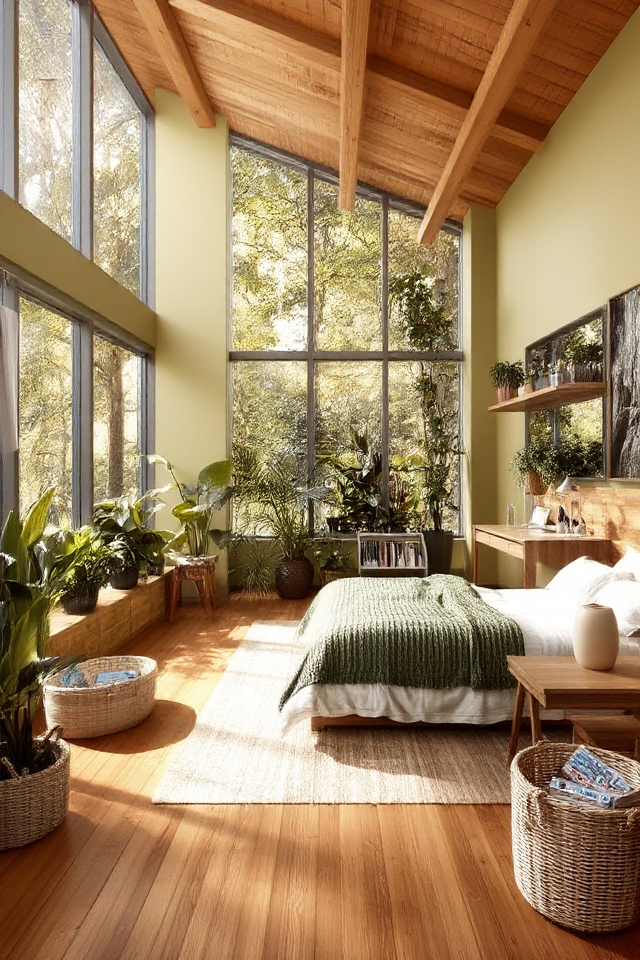 nature inspired bedroom sanctuary