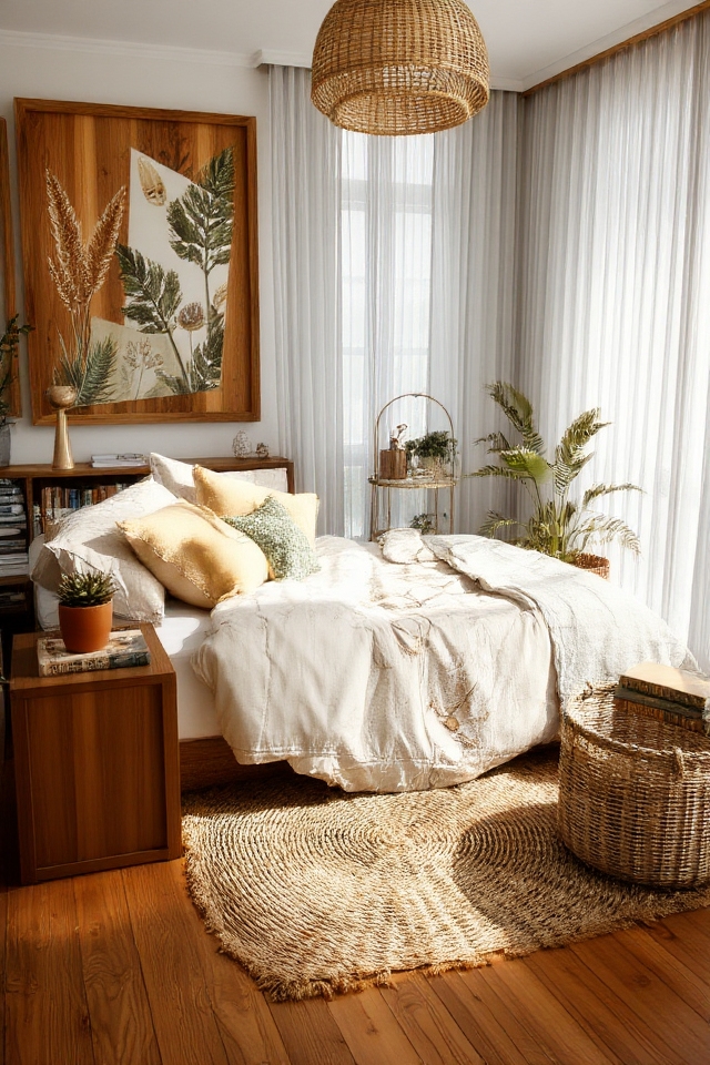 nature inspired calming decor