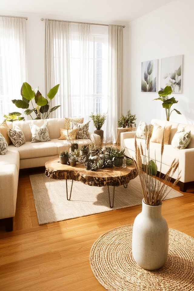 nature inspired calming decor