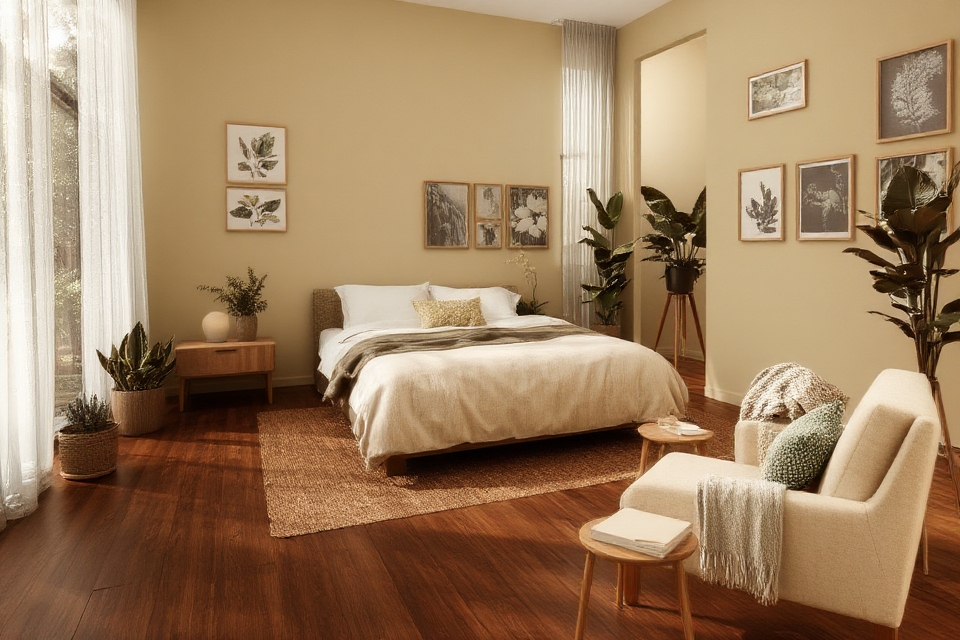 nature inspired calming sanctuary