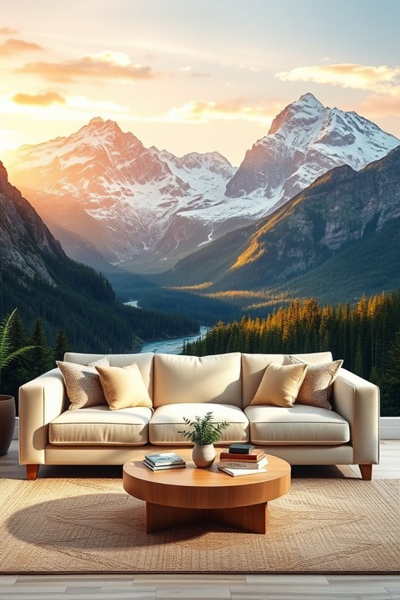 nature inspired decorative wallpaper