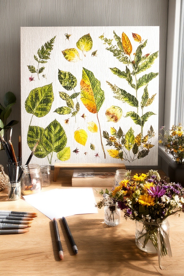 nature inspired diy wall art