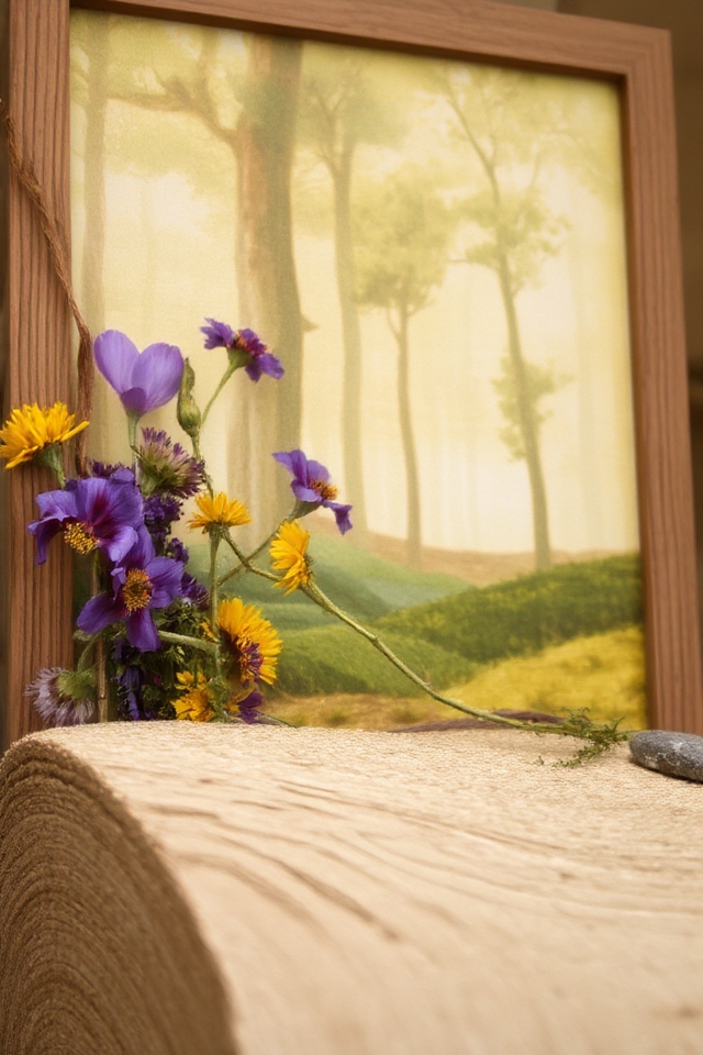 nature inspired textured artwork