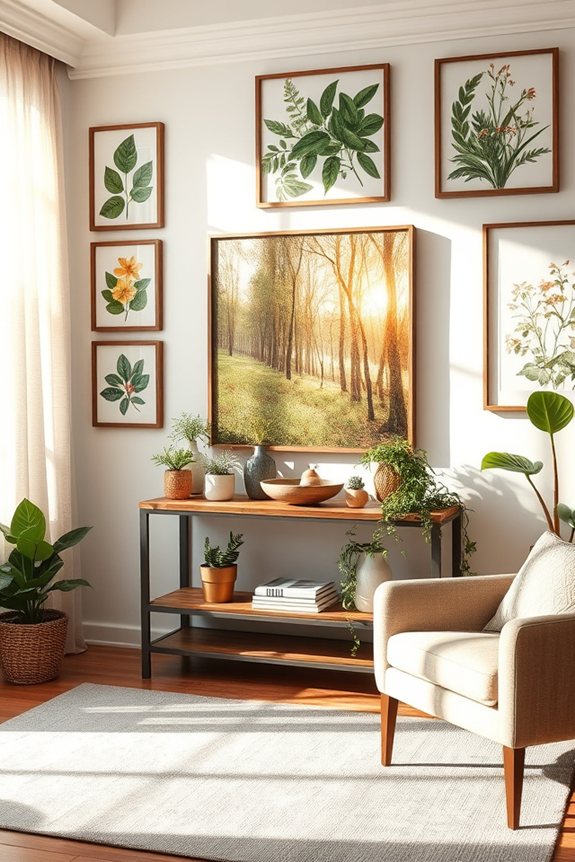 nature inspired tranquil decor