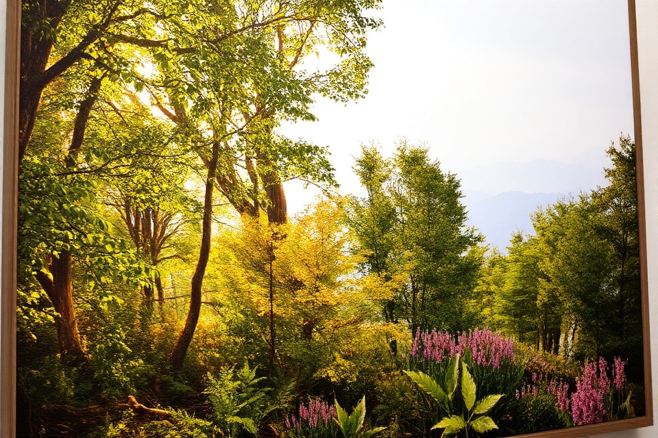 nature s beauty on canvas