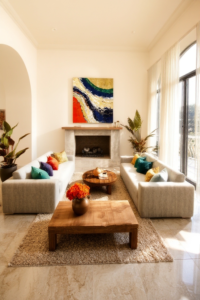 neutral palette bold accents