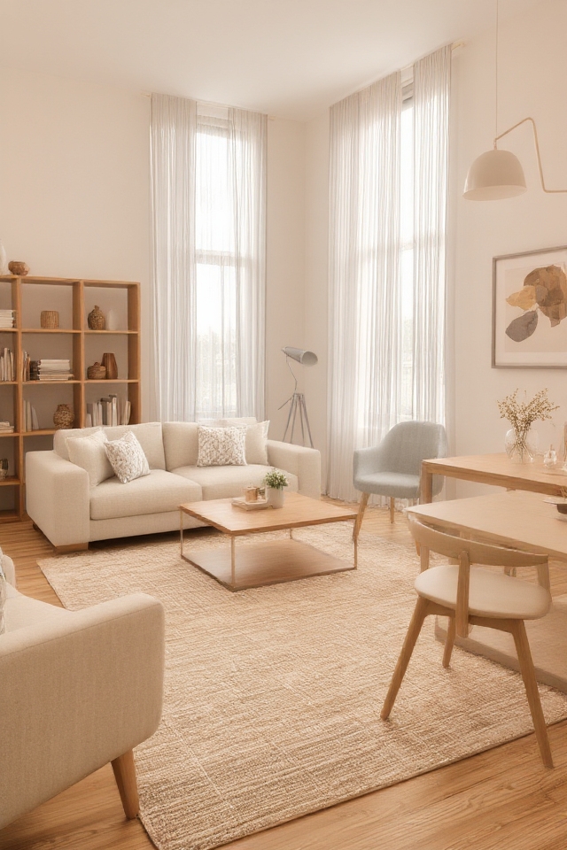 neutral tones enhance space