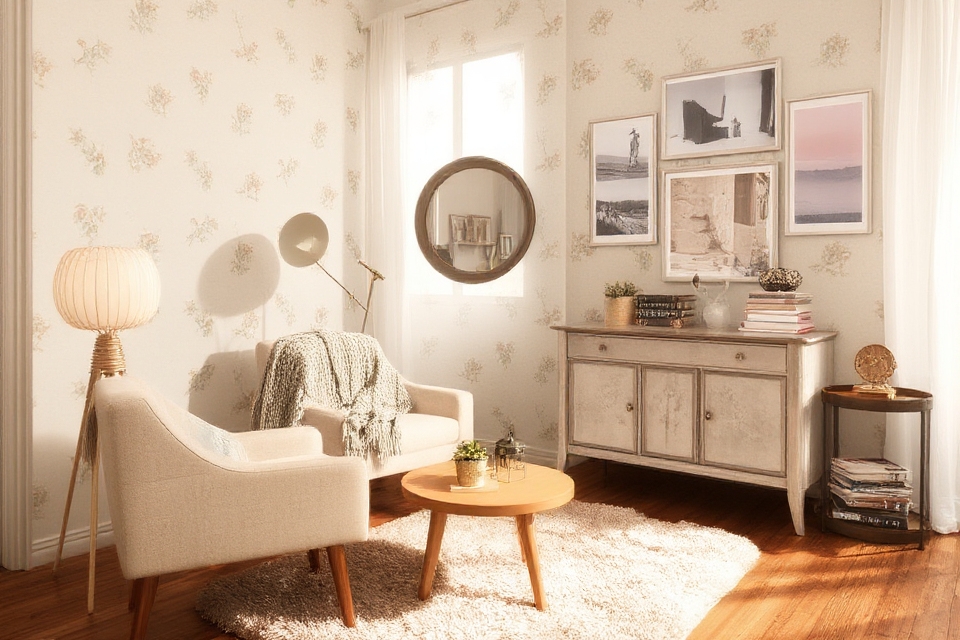 nostalgic modern decor blend