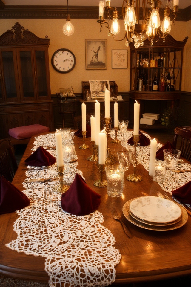 nostalgic vintage party decor
