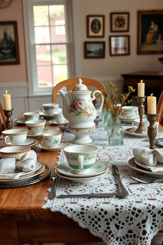 nostalgic vintage table decor