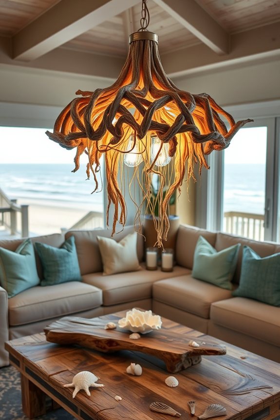 ocean inspired lighting decor