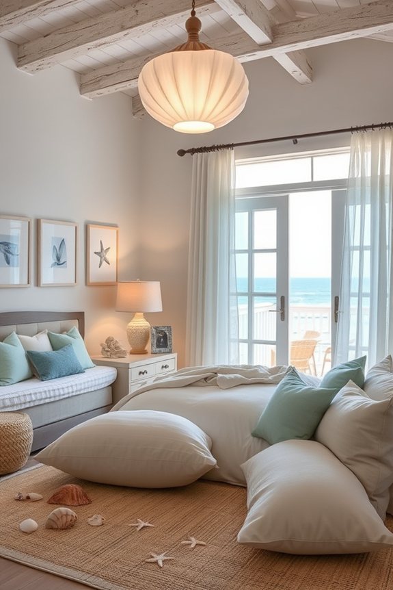 ocean inspired serene lighting