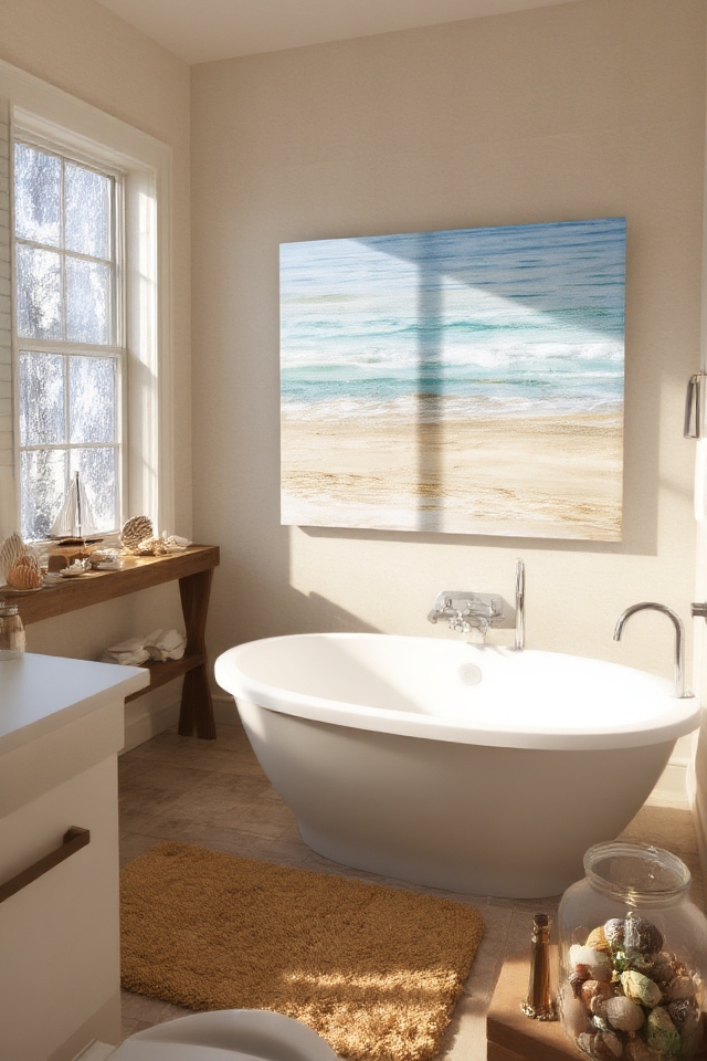 ocean themed bathroom decor