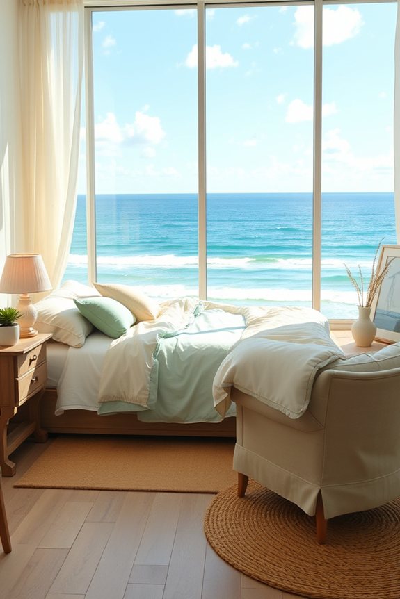 ocean view bedroom design