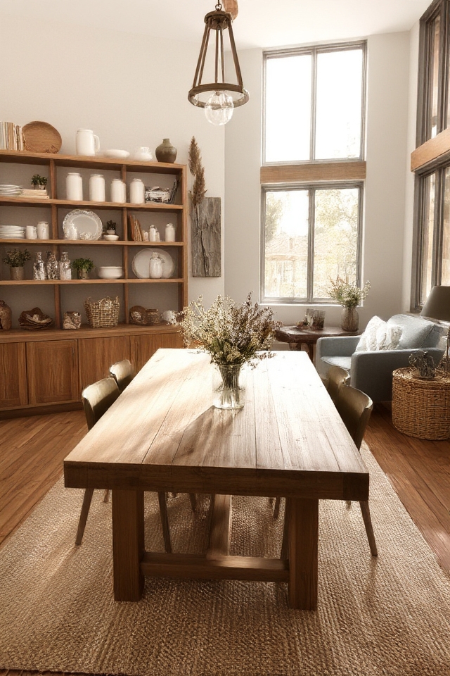 open shelving for charm