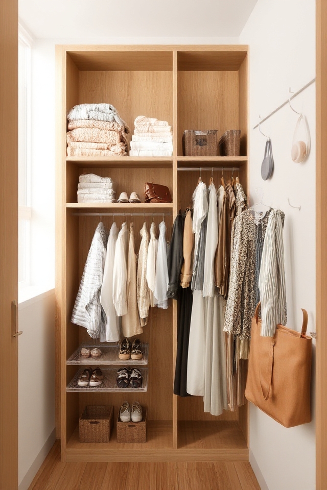 optimize closet space efficiently