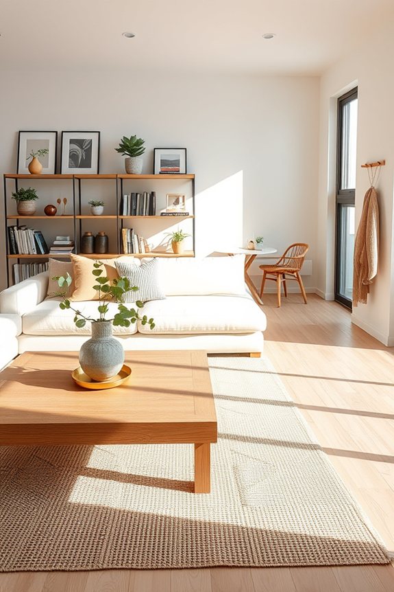 organized decluttered minimalist living