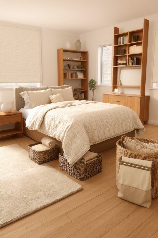 organized storage promotes serenity
