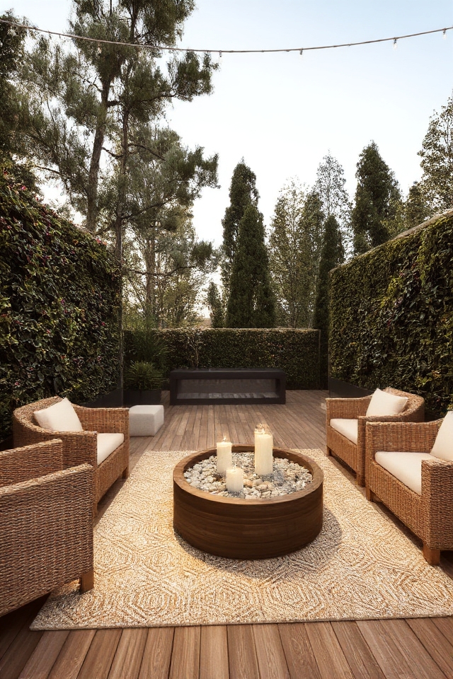 outdoor relaxation living spaces