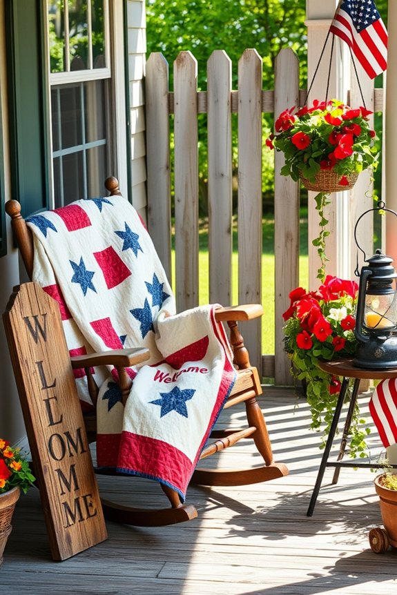 patriotic vintage americana decor