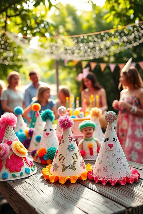 personalized and creative party hats
