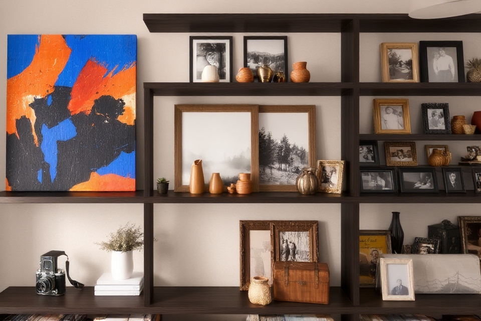 personalized art display ideas