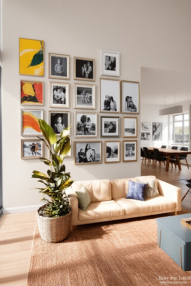personalized art gallery wall
