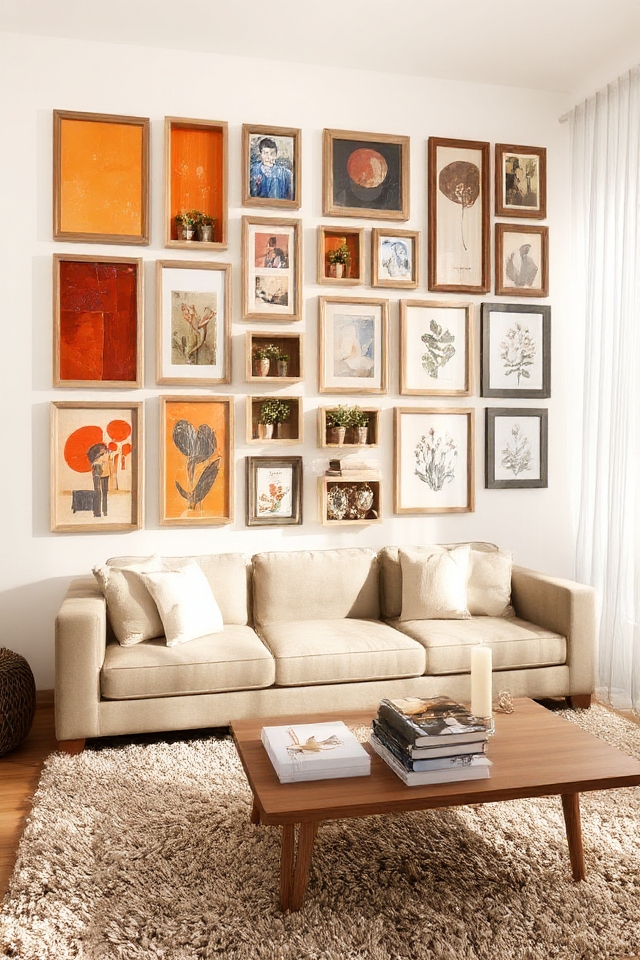 personalized artistic display arrangement