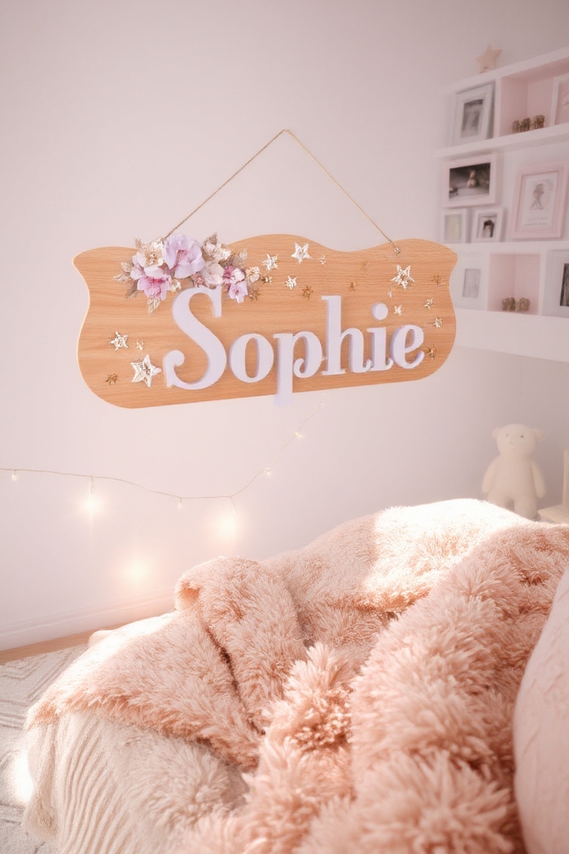 personalized bedroom name sign