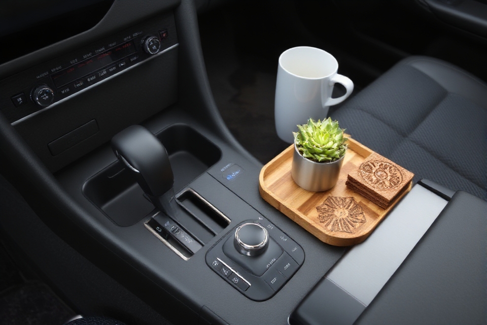personalized car console decor