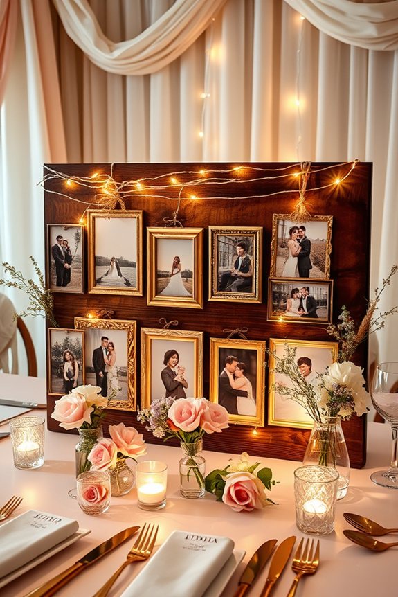 personalized couple photo timeline