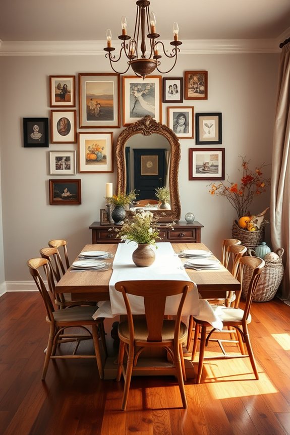 personalized cozy dining decor