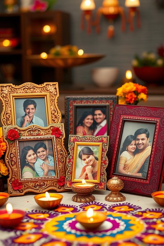 personalized diwali memory frames