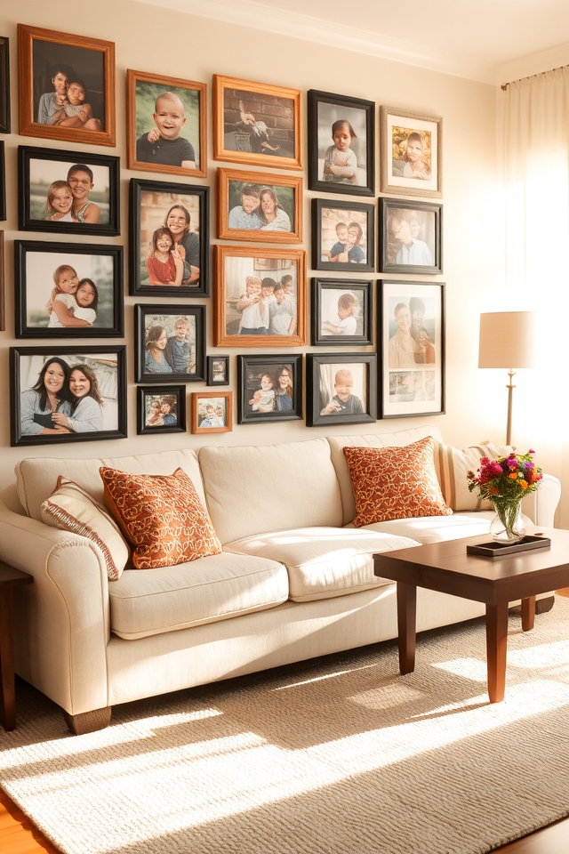personalized family photo decor