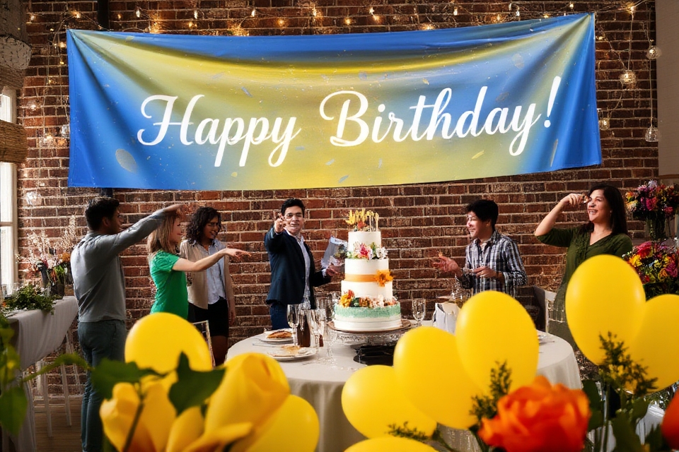 personalized festive celebration decor