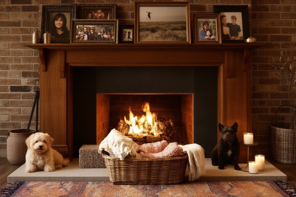 personalized fireplace hearth decor