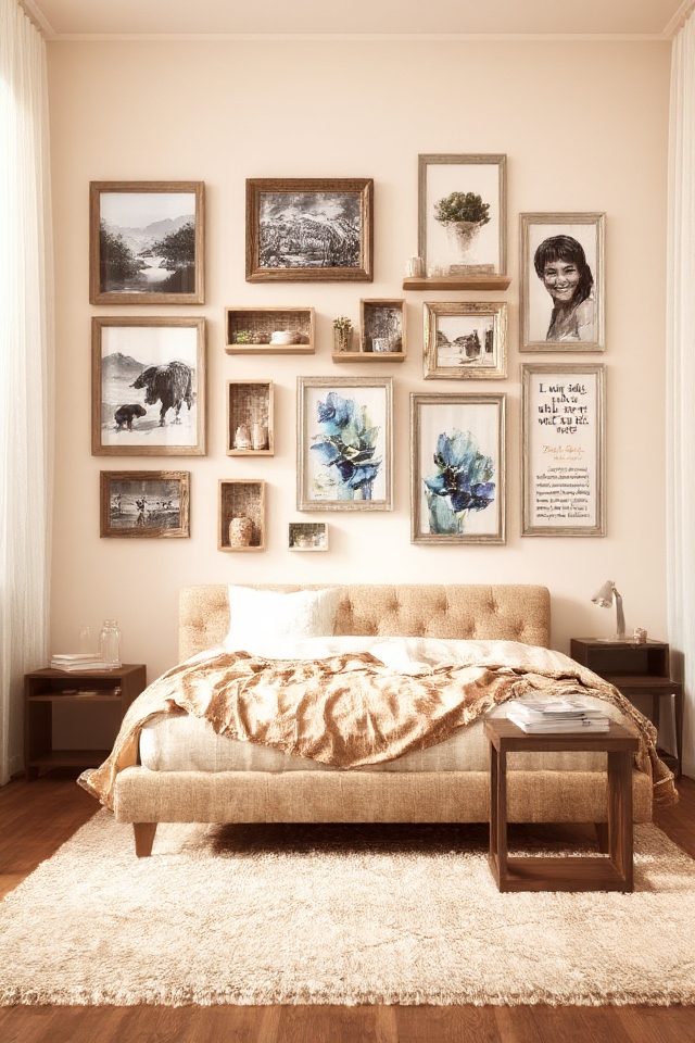 personalized gallery wall display