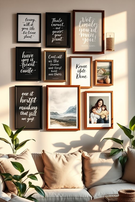 personalized gallery wall inspiration