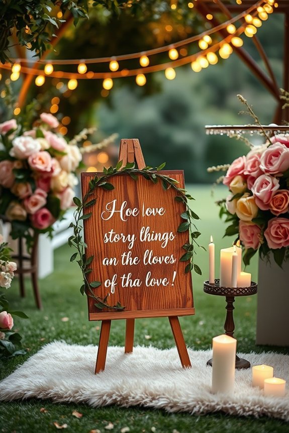 personalized love quote decor