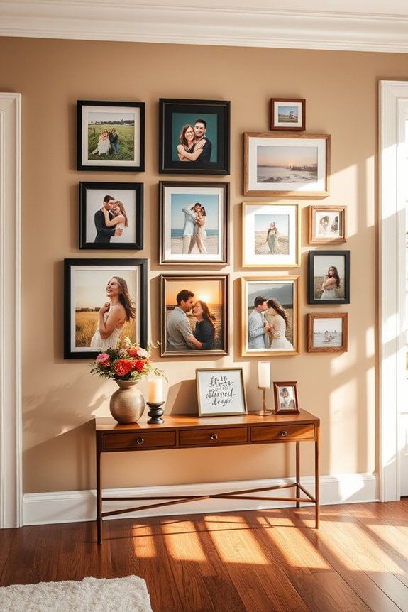 personalized photo gallery display