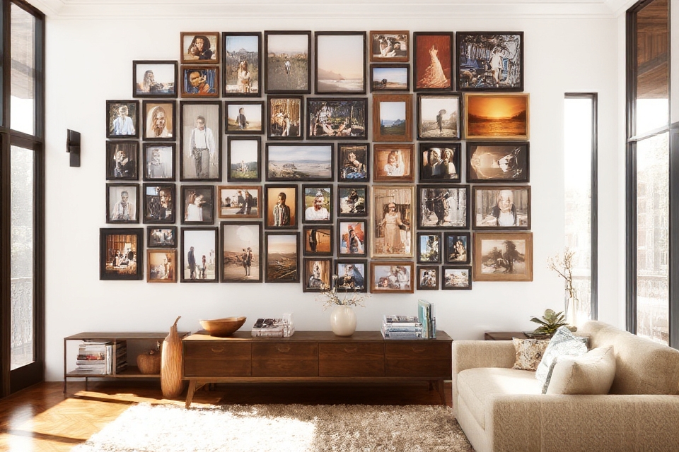 personalized photo memory display